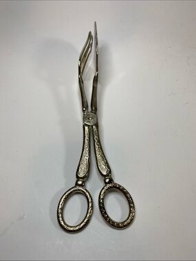 Silver Plated Pastry Tongs